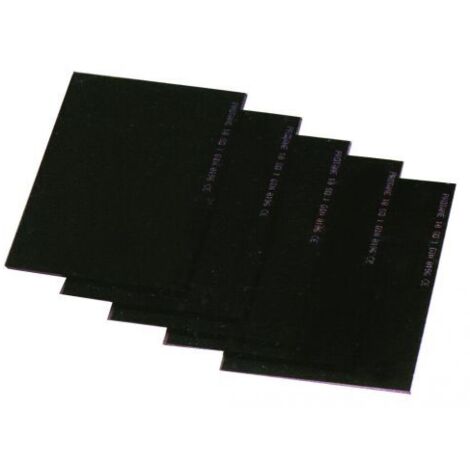 VETRO INATTINICO PER SALDATURA DIN 11  mm. 75x98 100 PZ