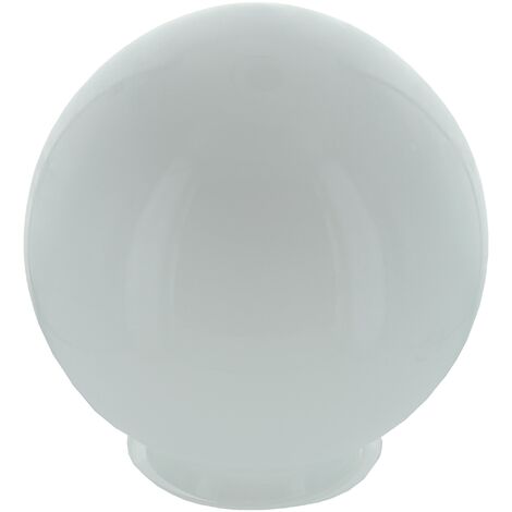 Vetro di ricambio a semisfera, 30 cm, 300 mm, paralume in vetro, 12 cm, 120  mm, bianco opale : : Illuminazione