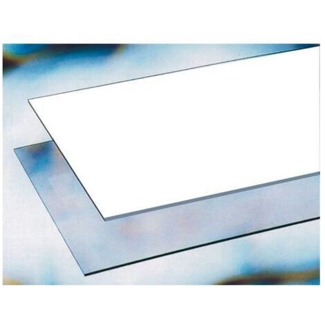 VETRO SINTETICO Bianco OPACO IN LASTRA da 5 mm 1000X1000 Termoformabile