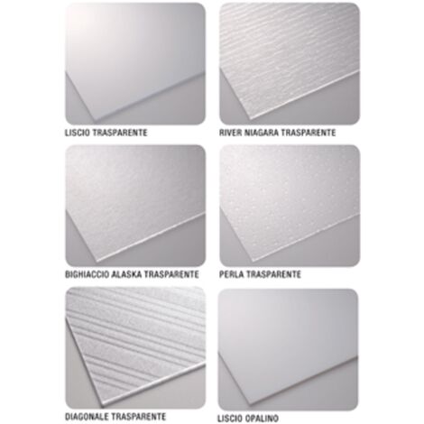 VETRO SINTETICO MM.2,5 50X100 LISCIO TRASPARENTE