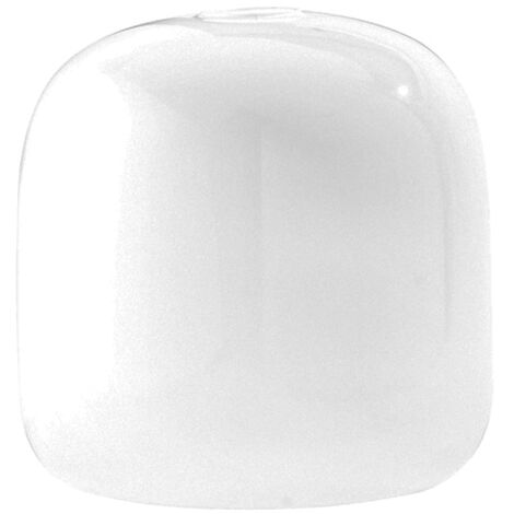 Vetro soffiato  bianco lucido Anima con attacco E27 d.22cm h.22cm