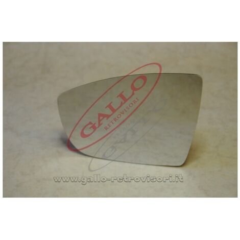Vetro specchietto esterno lato dx compatibile con ford c-max dal 2010 al 2015