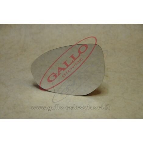 Vetro specchietto esterno lato dx compatibile con mazda 2 dal 2007 al 2014