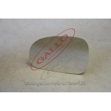 Vetro specchietto esterno lato dx compatibile con peugeot 406 cromato