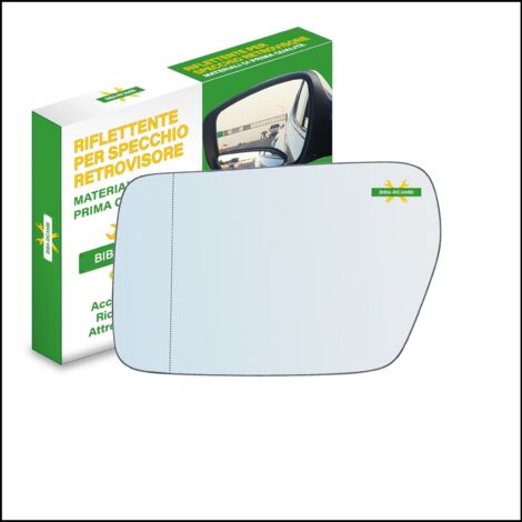 Vetro specchio retrovisore asferico lato sx-guidatore per citroen xm i (y3) dal