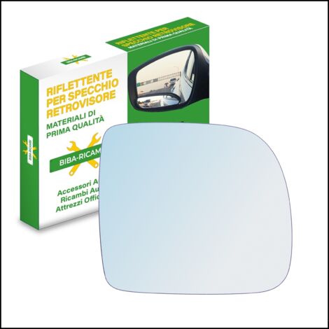 Vetro specchio retrovisore lato dx compatibile per renault kangoo dal 1997-2003
