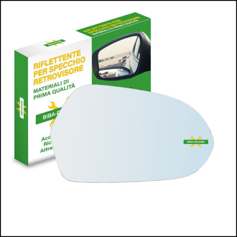 Vetro specchio retrovisore lato dx-passeggero per audi a6 iv (4g) dal 2010&gt