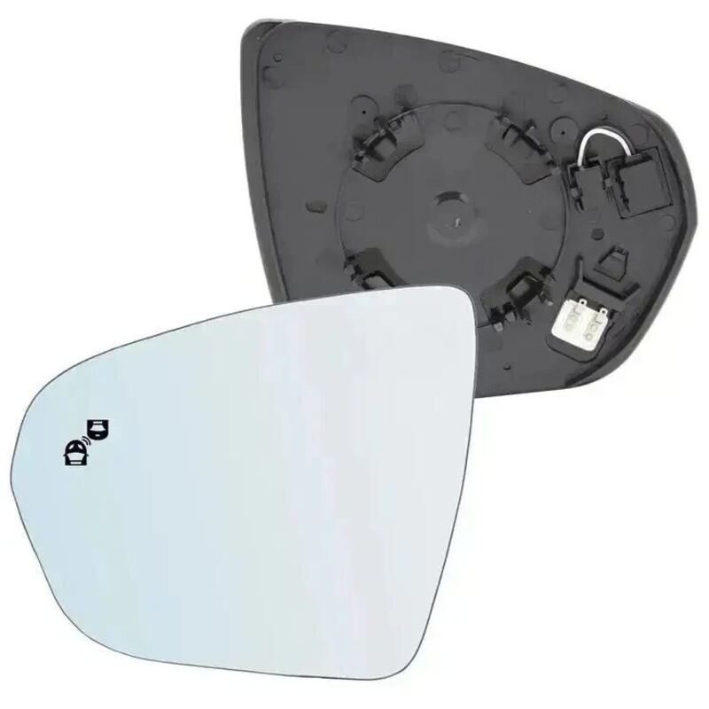 Vetro specchio retrovisore termico blind spot lato sx-guidatore