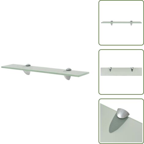 Vetro temperato - vidaXL Mensola Galleggiante in Vetro 50x10 cm 8 mm - Mensola per bagno