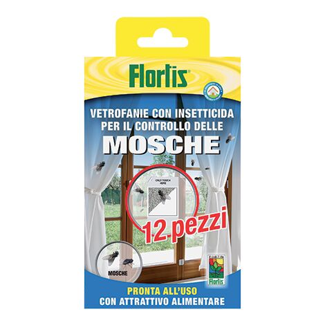 Vetrofania con Insetticida per Mosche Flortis