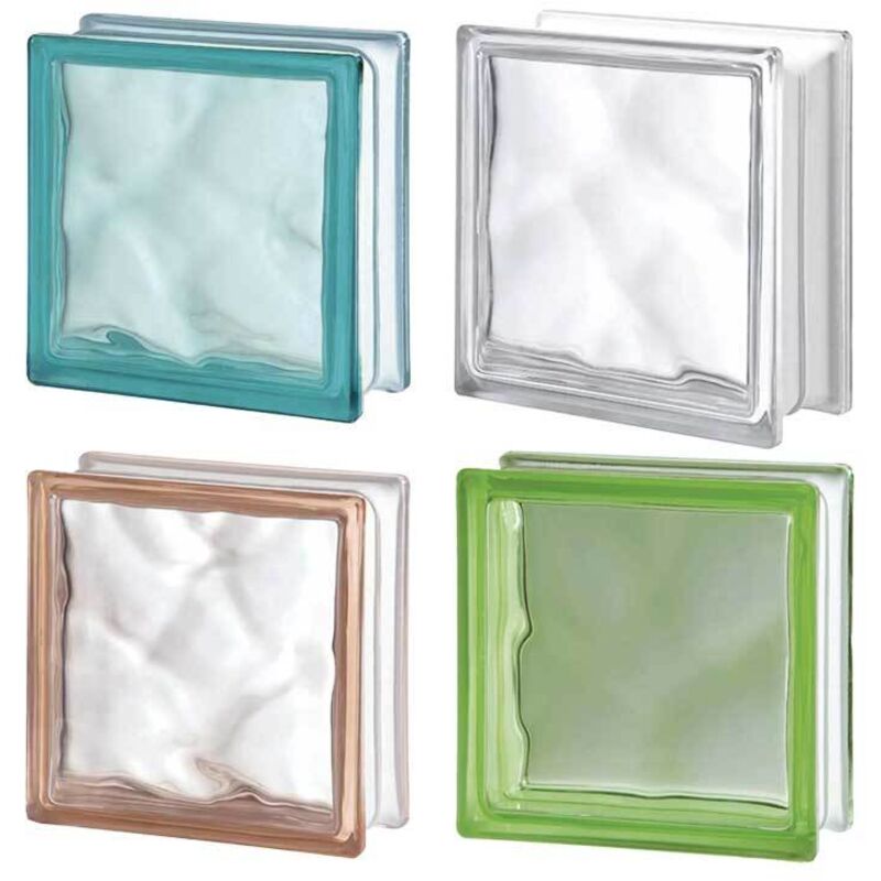 VETROMATTONE ONDULATO QUADRATO Trasparente