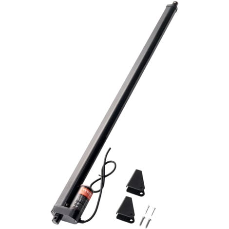 MOPHORN VEVOR Actuador Lineal de 12 V, Actuador de Movimiento Lineal de 500 mm 220 lbs/1000 N 14 mm/s con Soporte de Montaje y Protección IP54 para Muebles, Sistemas de Automatización, Equipos Mecánicos