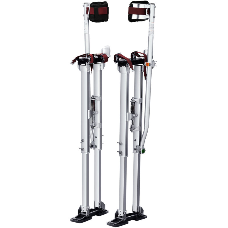 Mophorn - Vevor Aluminiumstelzen Deckenbau 91, 4-126, 7cm Höhenverstellbar Arbeitsstelzen Trockenbau 103kg Belastbarkeit Malerstelzen 27-29cm
