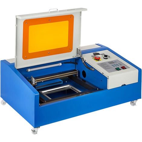 VEVOR Ameliore USB CO2 Laser Graveur, Gravure Machine De Decoupe 40 W, Machine De Gravure Laser De Port USB Cutter 300x200mm, Port USB de la Machine de Decoupe