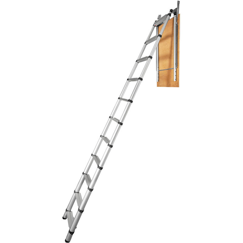 Mophorn - vevor Attic Ladder Telescoping, 350-pound Capacity,39.37' x 23.6', Multi-Purpose Aluminium Extension, Lightweight and Portable,Fits