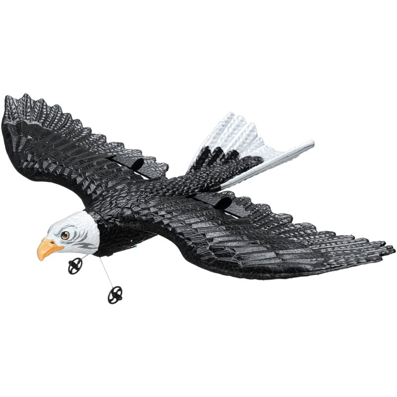 Vevor - Avion rc, avion telecommande a double canal 2,4 GHz, equipe deun gyroscope a 6 axes pour la stabilite,jouet deavion modele Eagle pre-assemble