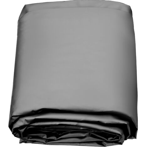 VEVOR Bache Piscine Hivernage Bulle Piscine Ronde Anthracite PVC 7 m de Diamètre