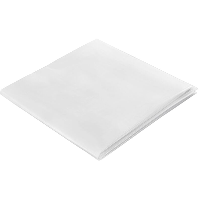 Vevor Bache pour Serre, Bache Plastique Transparente Serre 3,7x15,2 m Film Polyethylene Epaisseur 6 mils Resistant aux uv Protection Robuste pour