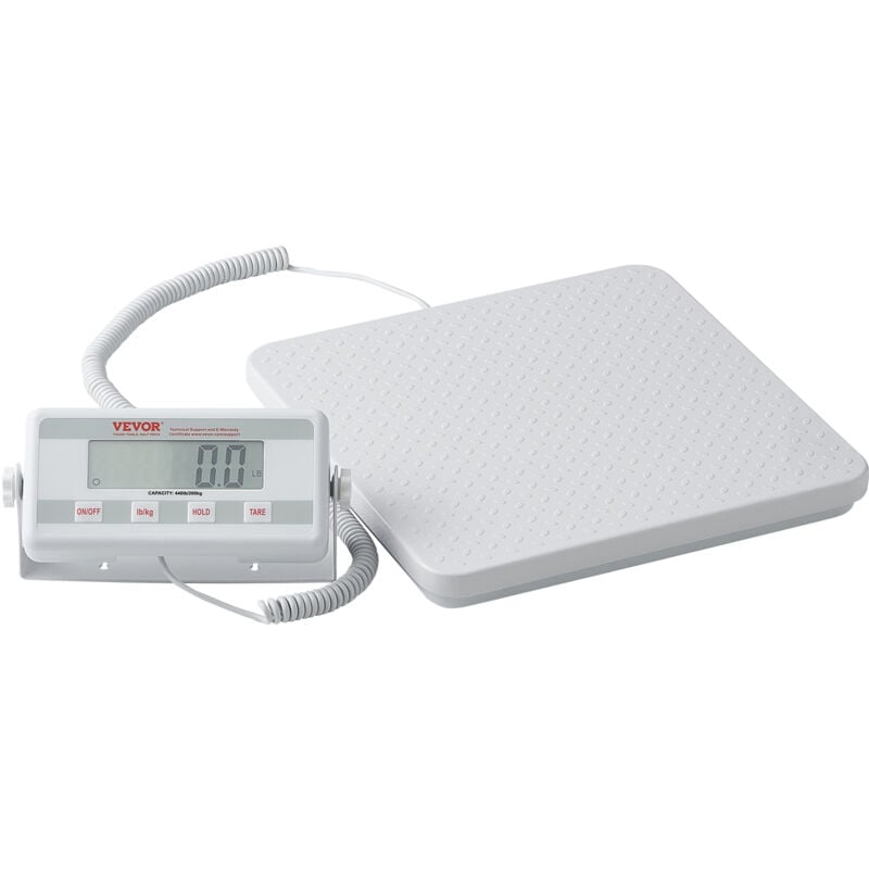 VEVOR Balance medicale portable, balance medicale professionnelle pour peser - avec plate-forme antiderapante, 2 unites, fonction de maintien et de