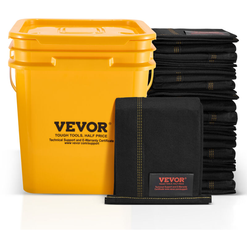 Mophorn - vevor Barriere Anti-Inondation Lot de 10, Sacs contre les Inondations 153x15,5 cm, Dispositif pour Protection Inondations avec Seau en