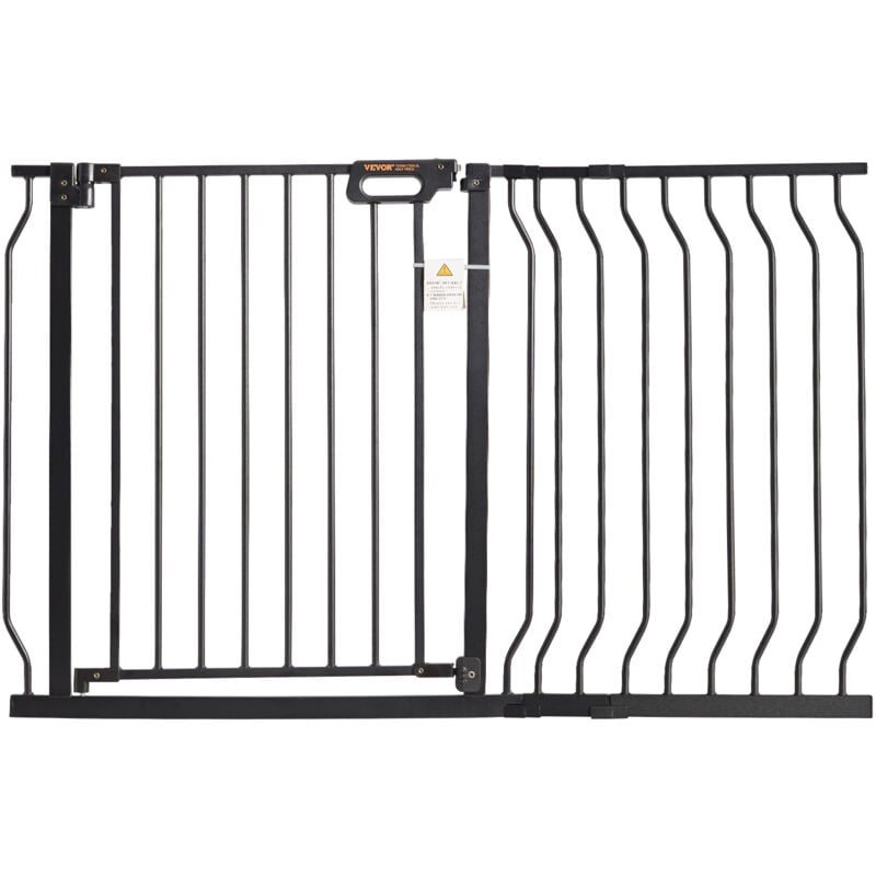 Vevor Barriere de Securite Extensible 75-123 cm Hauteur de 76 cm Barriere deEscalier a Fermeture Automatique sans Percage Grande Ouverture 533 mm a