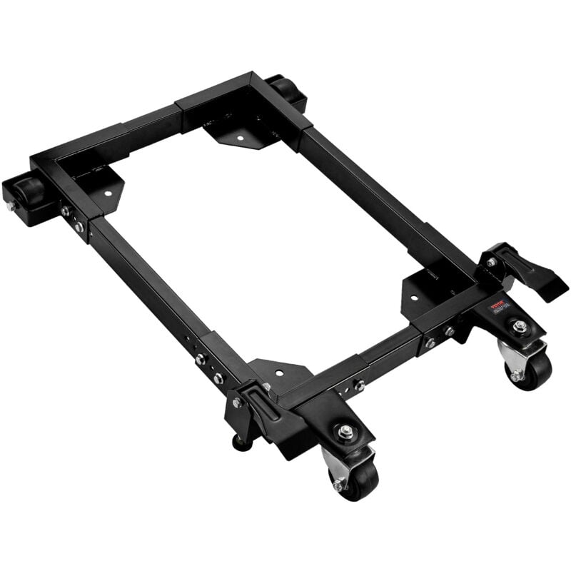 Vevor - Base Mobile, 680,3 kg, Support Roulant Universel Robuste Reglable 457,2x609,6 mm a 673,1x800,7 mm, Roues Pivotantes, pour Equipement Travail