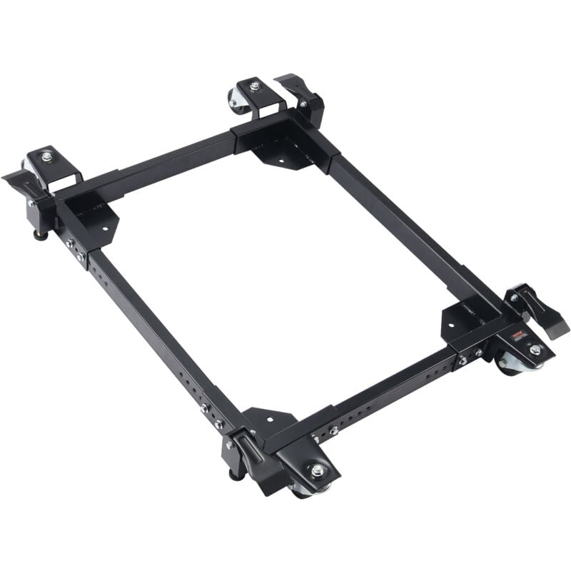 Vevor - Base Mobile, 680,3 kg, Support Roulant Universel Robuste Reglable 508x622,3 mm a 711x850 mm, 4 Roues Pivotantes, pour Equipement Travail du