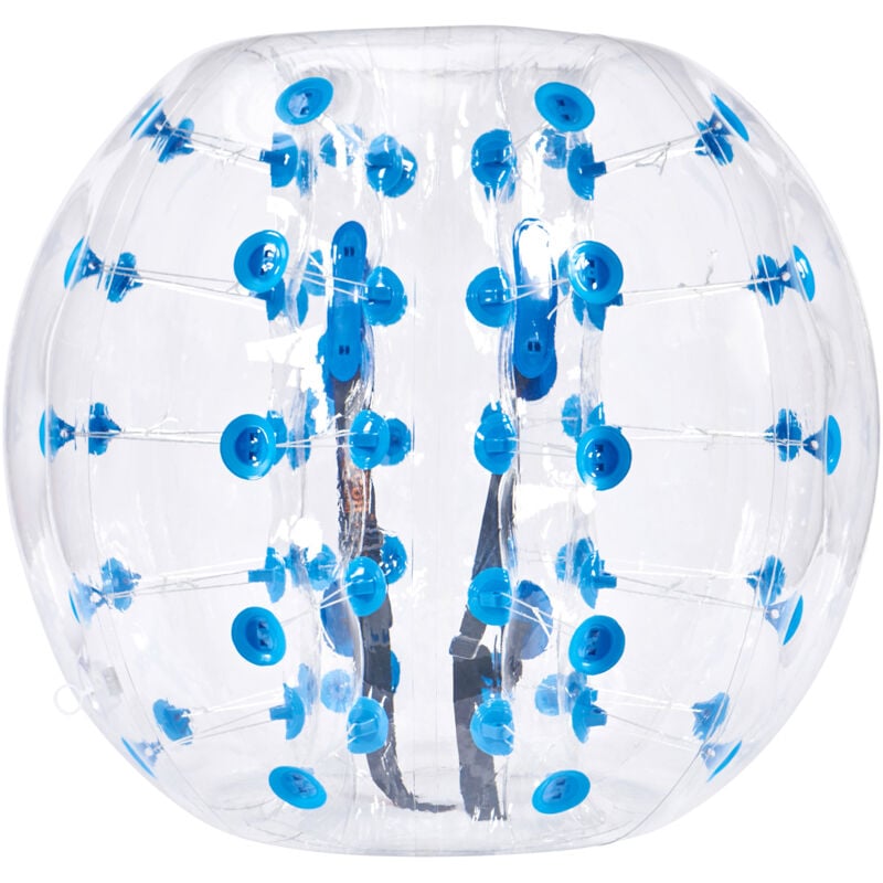 Mophorn - vevor Bulle Gonflable de 1,2 m Pois Bleu pour Adolescents et Adultes Balle Pare Chocs a Bulles en pvc pour Hamster Humain 0,8 mm
