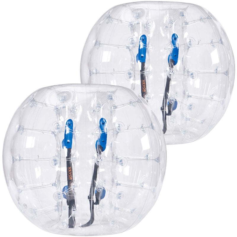 Mophorn - vevor Bulle Gonflable Transparente de 1,2 m 2PCs pour Adolescents et Adultes Balle Pare Chocs a Bulles en pvc pour Hamster Humain 0,8 mm