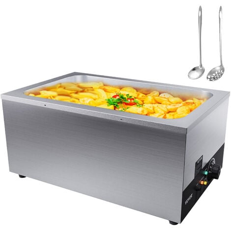 Set Calentador De Comida Para Buffet 4 Piezas Acero Inoxidable Vidaxl