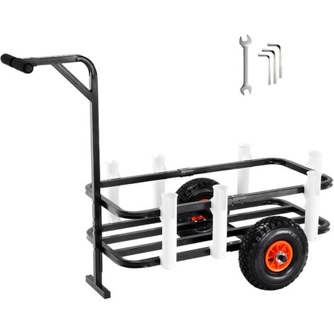 Carro plegable playa c/ruedas especial arena con carga 50 kg