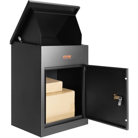 VEVOR Cassetta Postale per Pacco da Parete in Acciaio Zincato con Serratura a Codici 44x35x58,3 cm Capacita Carico 15-20 kg, Cassetta Murale per Pacchi Dimensioni max. per Pacco da 35,5x11,5x19,2 cm