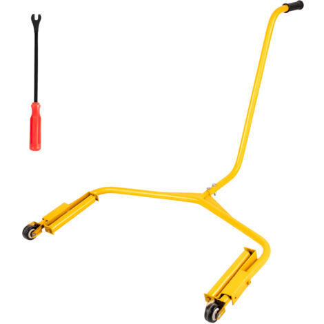VEVOR Chariot de Déplacement Pneu Chariot Manutention Pneu Positionnement 204 kg