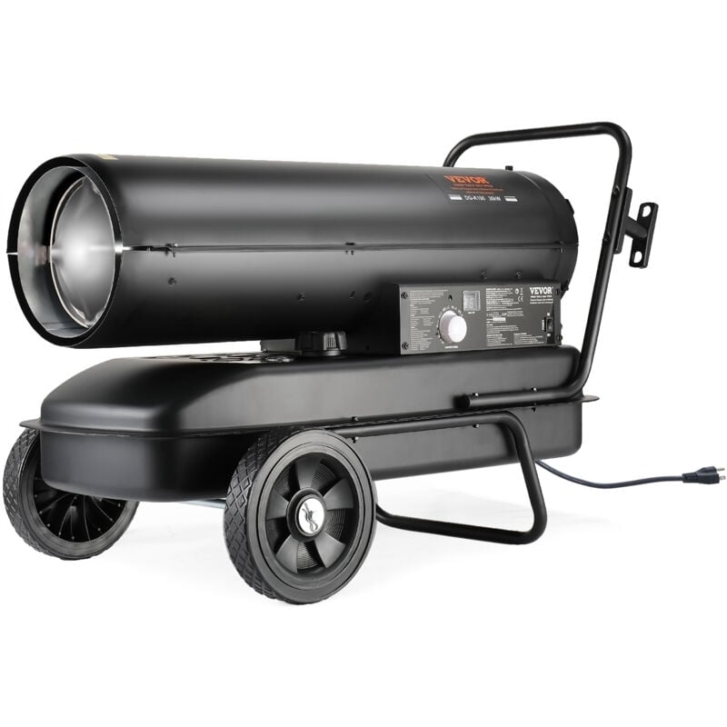 Vevor - Chauffage a Air Pulse au Kerosene Diesel, 100000 btu, Chauffage deAppoint Portable, Controle du Thermostat, Reservoir 38 l, pour Maison,
