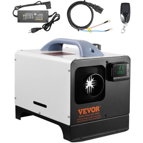 MOPHORN VEVOR Chauffage Diesel Tout-en-Un 5-8kW, Rechauffeur deAir Diesel 8 a 36 ℃ Reglable,avec Telecommande Ecran LCD, Faible Consommation de Carburant, Portable pour Camion Caravane Camping-car Interieur