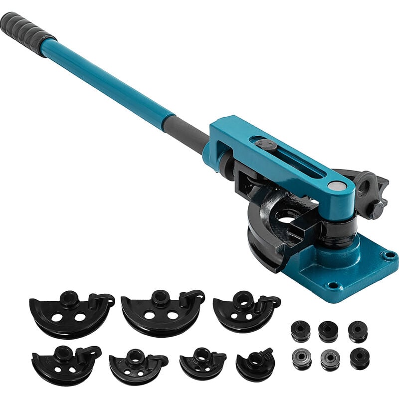 Vevor - Cintreuse De Tuyaux 10-25mm Cintreuse Manuelle Resistant Pliant Avec Matrices Peut Faire Une Variete De Coudes Sur Des Supports Carres/Ronds