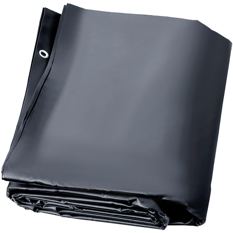 Cobertor De Seguridad Para Piscina De 4 X 7 M Rectangular De Pvc Carbón - Vevor