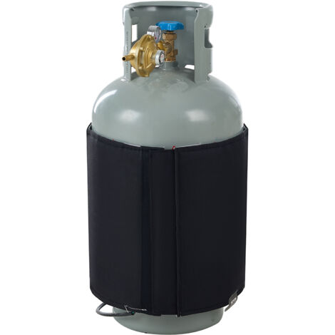 VEVOR Coperta Riscaldante per Serbatoio di Propano, Copertura Isolante 120 W per Serbatoi di Gas 18kg, Termostato Interno Fisso, Temperatura Massima 32,22°C, Tessuto Oxford Impermeabile