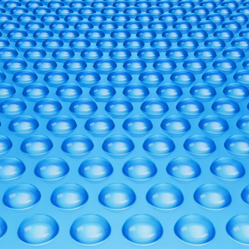 Couverture solaire pour piscine, 12,19 x 6,1 m, baches solaires rectangulaires pour piscine, epaisseur de 0,3 mm, protecteur de piscine pour piscine