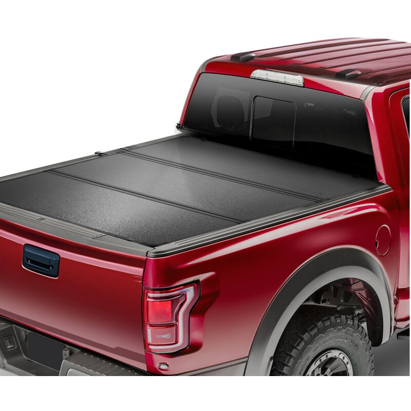 Couvre-Benne a Trois Volets, Compatible avec Chevy Silverado gmc Sierra 1500 2019-2024 (Ne Covient Pas a 19-24 Classic), 1175 mm, Couvre-Tonneau pour