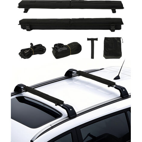 VEVOR Cuscinetti Morbidi Portapacchi Tetto - Universali, 393 Mm, Carico 80 Kg, Per SUP E Kayak - Foto 14