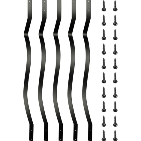 VEVOR Deck Balusters Metal Deck Spindles 51 Pack 32.25inch Iron Stair Railing
