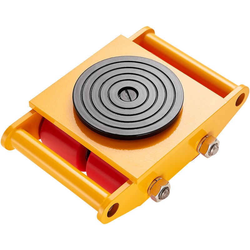 Vevor - Demenageur de Machines 6 t Chariot de Transport Charge Lourde Acier au Carbone Transporteur Equipements Industriels avec Socle Antiderapant