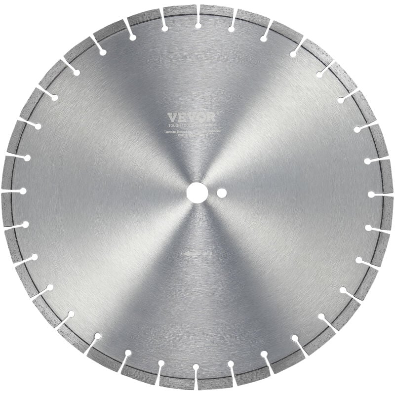 Vevor - Disque a Tronconner Diamante 450 mm, Disque Diamant Humide ou Seche, Lame de Scie a Beton avec Dents Plates de 12 mm, Diametre du Trou