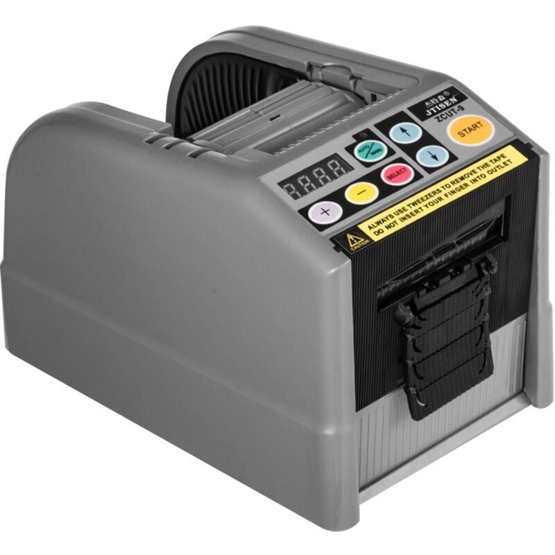 VEVOR Distributeur automatique de ruban adhesif electrique 25 W coupe-ruban machine de decoupe de ruban largeur de ruban 6-60 mm longueur du ruban