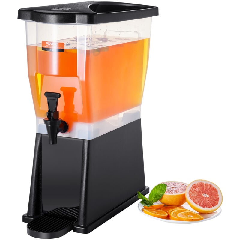 Vevor - Distributeur de boissons de 3 gallons pour les fetes,avec couvercle a support, distributeur de l'eau de jus de limonade glaceé