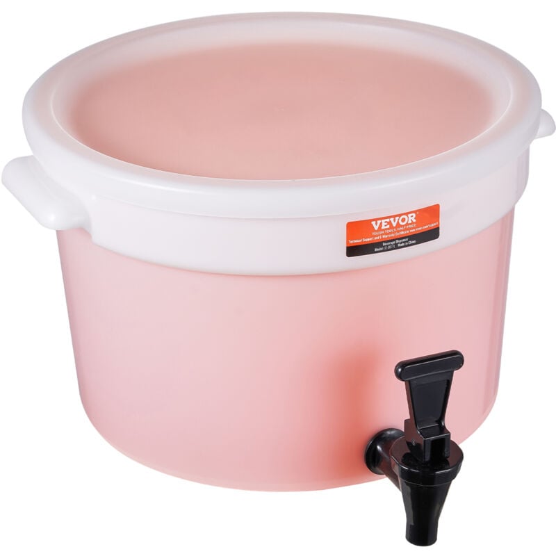 Vevor - Distributeur de boissons de 3 gallons pour les fetes,avec robinet et couvercle, distributeur de l'eau de jus de limonade glaceé