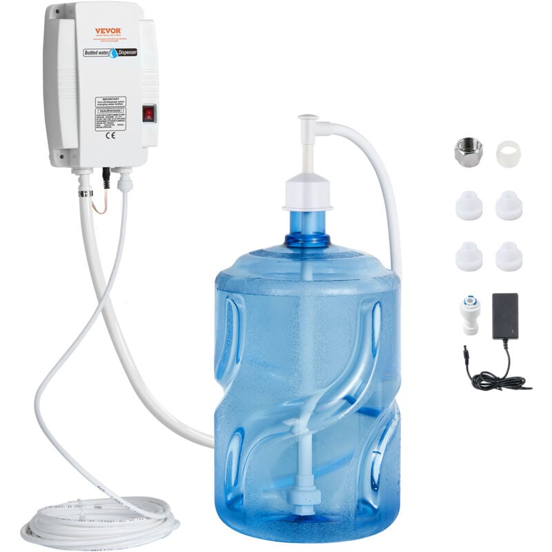 Vevor Distributeur deEau Electrique 3,78 L/min Pompe de Distribution Eau 40PSI Pompe Distributrice deEau a 1 Tube Systeme Pompe a Eau Grande Capacite