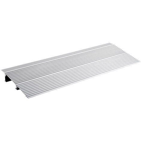 VEVOR Door Threshold Ramp, 2" Rise, 800 lbs Load Capacity, Door Ramp for Wheelchairs, Aluminum Threshold Ramp for Doorways, Adjustable Modular Threshold Ramp for Wheelchairs, Scooters, Power Chairs