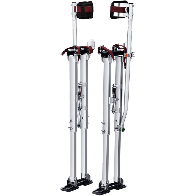 Mophorn - vevor Echasses pour Cloison Seche Reglables 91,4-126,7 cm Echasses Plaquiste Alliage Aluminium Charge 103 kg Pieds 27-29 cm Genouilleres de